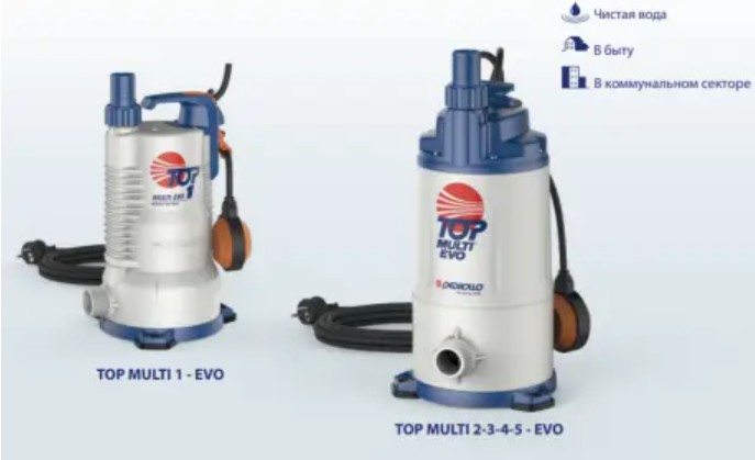 Насос TOP MULTI-EVO 5     0,75 кВт